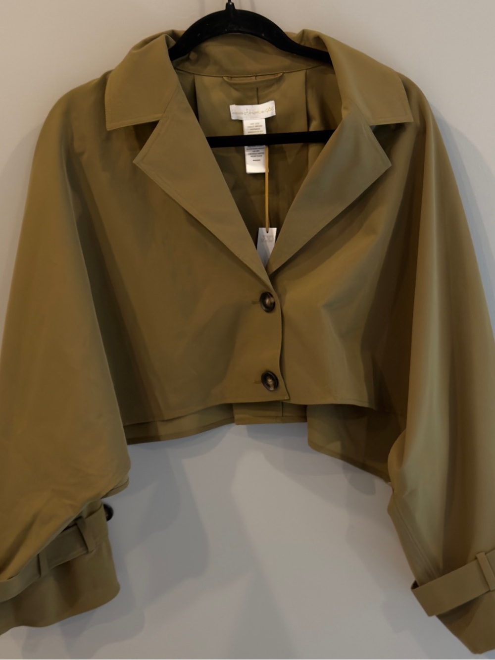 House of Harlow 1960 cropped trench coat